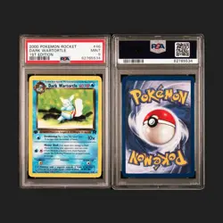 2000 Pokemon Team Rocket 1st Edition Dark Wartortle #46/82 PSA 9 MINT - Vintage - Image 2