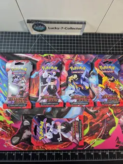 Pokemon TCG Destined Rivals Sleeved Booster Art Set + Extra MewTwo pack! - Image 2
