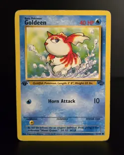 Pokemon TCG - GOLDEEN - 1ST EDITION - 53/64 - WOTC - JUNGLE (1999) - MP - Image 1