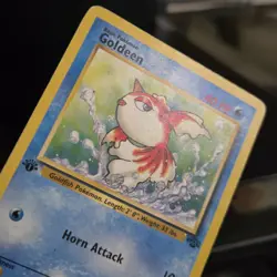 Pokemon TCG - GOLDEEN - 1ST EDITION - 53/64 - WOTC - JUNGLE (1999) - MP - Image 3