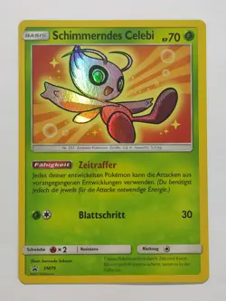 Pokemon Karte Schimmerndes Celebi SM79 Promo Holo Deutsch - Image 1