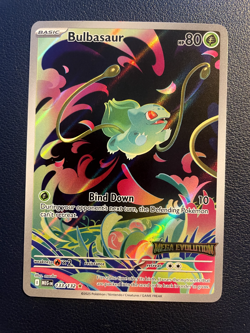 Bulbasaur 133/132 Stamped Illustration Rare - Mega Evolution - Pack Fresh NM - Image 1