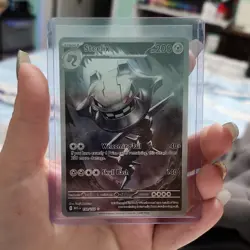 Pokemon Steelix 150/132 ME01 Mega Evolution Holo Illustration Rare 200HP - Image 1