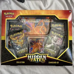 Pokemon TCG: Hidden Fates Charizard GX Collection Box New Factory Sealed - Image 1