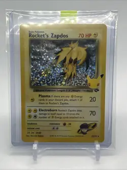 Rocket's Zapdos 15/132 Pokemon Celebrations Classic Collection NM - Image 5