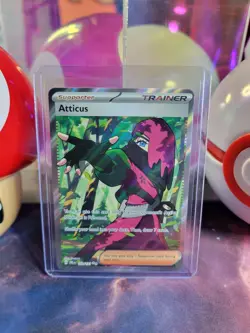 Atticus 133/131 Pokemon TCG S&V Prismatic Evolutions Ultra Rare Holo NM - Image 1