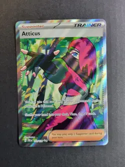 Atticus 133/131 Pokemon TCG S&V Prismatic Evolutions Ultra Rare Holo NM - Image 2