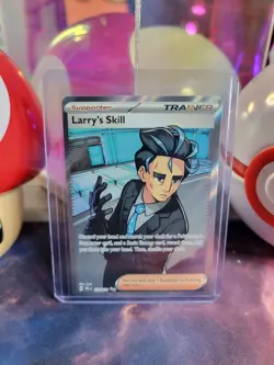 Larry's Skill 139/131 Pokemon TCG S&V Prismatic Evolutions Ultra Rare Holo NM - Image 1