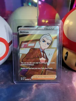 Atticus 134/131 Pokemon TCG S&V Prismatic Evolutions Ultra Rare Holo NM - Image 1