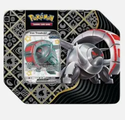 Pokemon TCG Scarlet & Violet Paldean Fates Iron Treads EX Tin Sealed NEW - Image 1