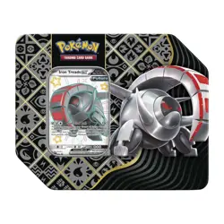 Pokemon TCG Scarlet & Violet Paldean Fates Iron Treads EX Tin Sealed NEW - Image 1