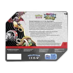 Pokemon TCG Scarlet & Violet Paldean Fates Iron Treads EX Tin Sealed NEW - Image 2