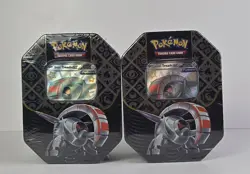 Pokemon TCG Scarlet & Violet Paldean Fates Iron Treads EX Factory Sealed Tin - Image 2