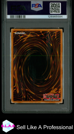 DARK MAGICIAN GIRL PREMIUM GOLD-GERMAN YU-GI-OH! PREMIUM GOLD 2014 DE033 PSA 7 - Image 2