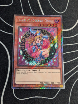 YUGIOH DARK MAGICIAN GIRL PLATINUM SECRET RARE NM RA04-EN107 DPBC/DPYG ART - Image 1