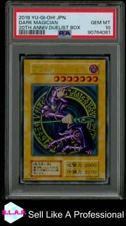 DARK MAGICIAN 20TH ANNIV.DUELIST BOX YU-GI-OH! JP 20TH-20TH ANNI 2018 PSA 10 - Image 1