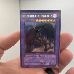 Yugioh - Elemental Hero Dark Neos POTD-EN033 Ultimate Rare 1st Edition LP - Image 1