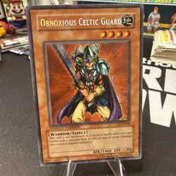 Yugioh! LP Obnoxious Celtic Guard - CT1-EN006 - Secret Rare - Limited Edition Li - Image 1