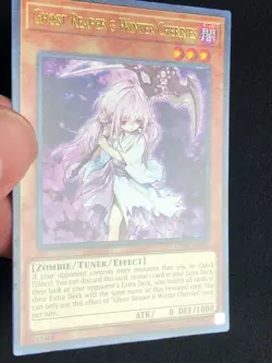 YUGIOH MISPRINT NO HOLO! LOOK! GHOST REAPER & WINTER CHERRIES OP20-EN001 - Image 3