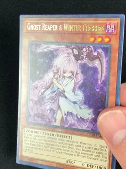 YUGIOH MISPRINT NO HOLO! LOOK! GHOST REAPER & WINTER CHERRIES OP20-EN001 - Image 4