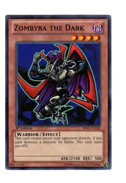 Yugioh- 1X Zombyra the Dark - Common - 1st Edition - BP01-EN120 - Near Mint - Image 1