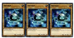 Yugioh - 3X Protron - Common - Unlimited - FLOD-EN001 - Near Mint - Image 1