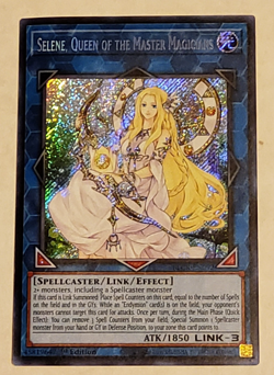 Yu-Gi-Oh Selene, Queen of the Master Magicians Secret Rare 1st ed BLCR-EN092 - Image 1