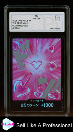 DON!! BOA HANCOCK ONEPIECE - 2025 THE BEST VOL. 2 FOIL/HOLO JAP PI PRISTINE 10 - Image 1
