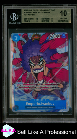 EMPORIO.IVANKOV SR PAR 2023 ONE PIECE PARAMOUNT WAR OP02051 BGS 10 - Image 1