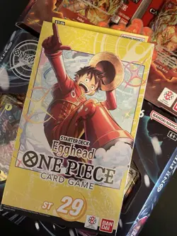 One Piece Illustration Box 5 & 6 & Starter Deck 29 Egghead Sold Out At Stores - Image 2