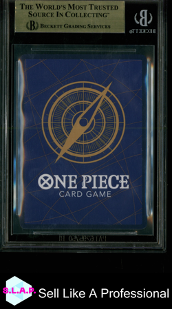 TASHIGI ALT ART C/(BOX TOPPER) 2023 ONE PIECE PARAMOUNT WAR OP02105 BGS 10 - Image 2