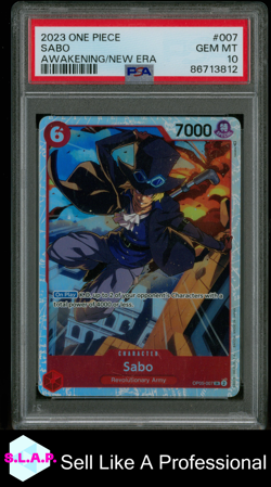 SABO ONE PIECE OP05-AWAKENING OF THE NEW ERA 2023 007 PSA 10 - Image 1