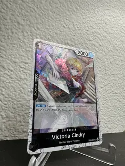 PSA 10 Victoria Cindry OP06-091 (Jolly Roger Foil) - One Piece TCG (PRB-01) - Image 2