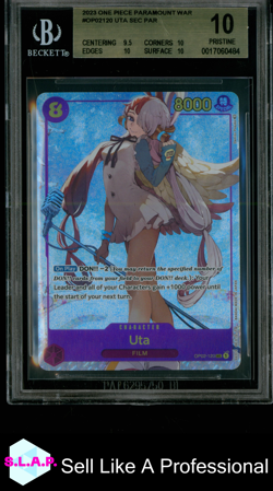 UTA SEC PAR 2023 ONE PIECE PARAMOUNT WAR OP02120 BGS 10 - Image 1