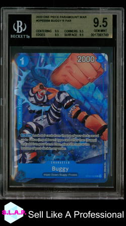 BUGGY R PAR 2023 ONE PIECE PARAMOUNT WAR OP02058 BGS 9.5 - Image 1