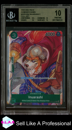 INUARASHI ALT ART C BT 2022 ONE PIECE ROMANCE DAWN PRE ERRATA OP01034 BGS 10 - Image 1