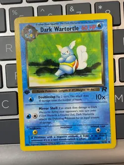 Pokemon Dark Wartortle 46/82 Team Rocket 1st Edition nm condition card Uncommon - Image 1