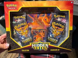 Pokemon TCG Hidden Fates Charizard GX Booster Collection Box New Factory Sealed - Image 1