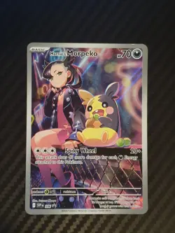 Marnie's Morpeko SVP 206 Marnie Rival Battle Deck Promo Pokemon Card LP - Image 1