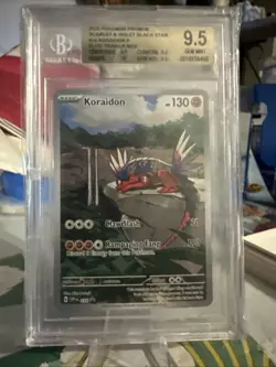 Pokemon TCG Koraidon Promo Card Scarlet Violet Exclusive Beckett 9.5 Gem Mint - Image 1