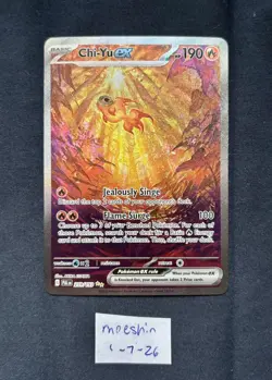 Chi-Yu ex 259/193 SV02: Paldea Evolved Special Illustration Rare Pokemon Card - Image 1