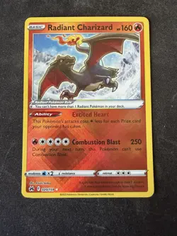 Pokemon TCG Radiant Charizard Crown Zenith Holo Ultra Rare Card 020/159 NM - Image 1