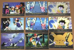 9x Topps Pokemon TV Animation - including two holo cards - Image 1