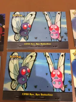 9x Topps Pokemon TV Animation - including two holo cards - Image 2