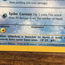 Pokemon TCG Cloyster Fossil 1st Edition Uncommon Card 32/62 (SEE PHOTOS) - Image 3