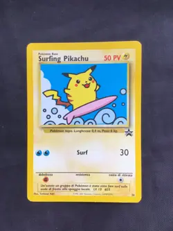 Pokemon Cards: ITALIAN Wizards Black Star Promo: Surfing Pikachu 28 - Image 1
