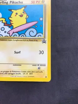 Pokemon Cards: ITALIAN Wizards Black Star Promo: Surfing Pikachu 28 - Image 4