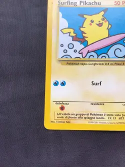 Pokemon Cards: ITALIAN Wizards Black Star Promo: Surfing Pikachu 28 - Image 5
