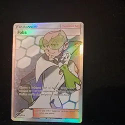 Pokemon Card Faba 208/214 Lost Thunder Full Art FA Trainer Rare NM 2018 - Image 1