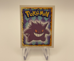1999 Gengar Pokemon Series 1 Sticker Card Topps Merlin Nintendo #94!! - Image 1